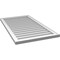 Ekena Millwork Vertical Surface Mount PVC Gable Vnt: Non-Functional, w/2"W x 1-1/2"H, Brickmould Frame, 24"W x 42"H GVPVE24X4202SN - alternate 4